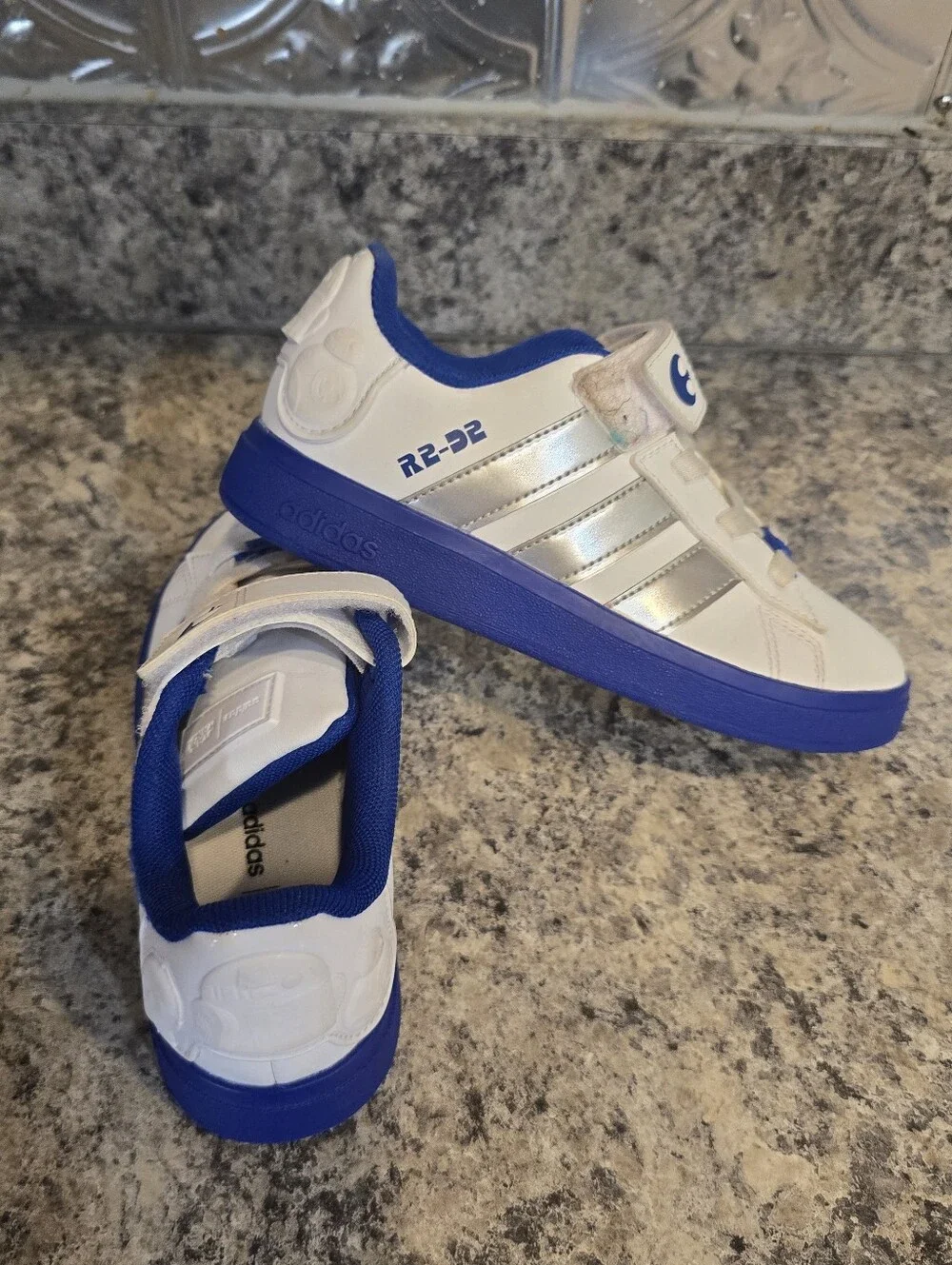 Adidas Star Wars Grand Court 2.0 C Boys/Girls Unisex 'R2-D2'  Sneakers Sz 13c